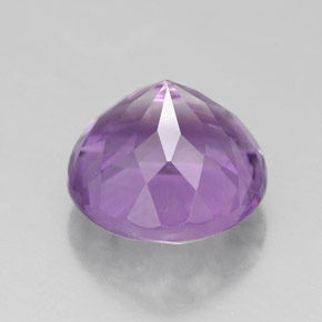 2.93克拉天然紫罗兰色紫水晶，圆形切割，8.99毫米，VS