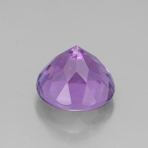 2.94克拉天然紫罗兰色紫水晶，圆形切割，9.03毫米，VVS