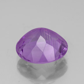 2.90克拉天然紫罗兰色紫水晶，圆形切割，9.78毫米，VVS-VS