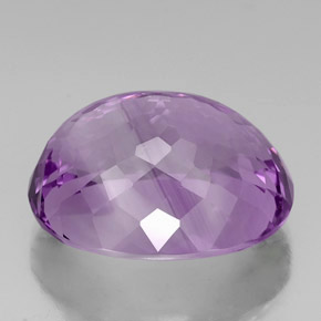 39.35克拉天然紫罗兰色紫水晶，椭圆形切割，24.1×19.4毫米，VVS