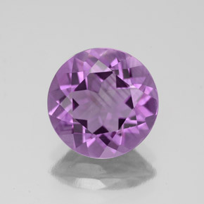2.91克拉天然紫罗兰色紫水晶，圆形切割，9.91毫米，VVS-VS