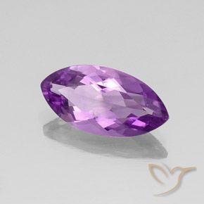 6.15克拉天然紫水晶，榄尖形，VS