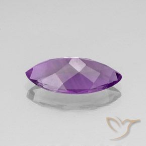 6.15克拉天然紫水晶，榄尖形，VS