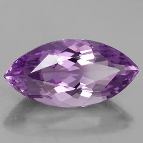 8.43克拉天然紫罗兰色紫水晶，马眼形，20×10.1毫米，VS