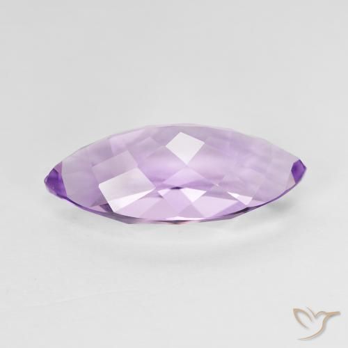 5.48克拉天然紫水晶，榄尖形，VS