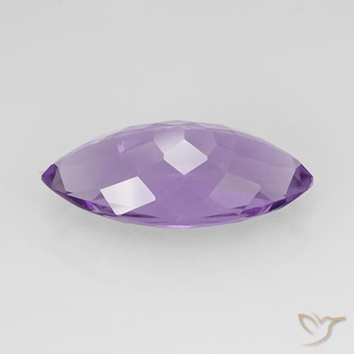 5.15克拉天然紫水晶，榄尖形，VVS