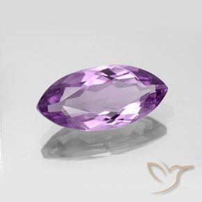 3.94克拉天然紫水晶，榄尖形，VS
