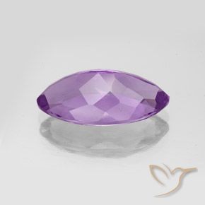 5.72克拉天然紫水晶，榄尖形，VS-SI
