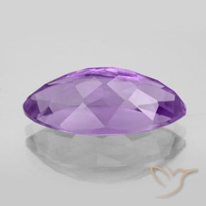 6.98克拉天然紫水晶，榄尖形，VS