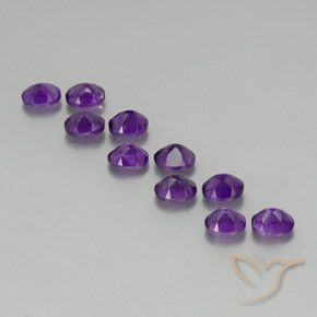 3.83克拉天然紫水晶，椭圆形，VS