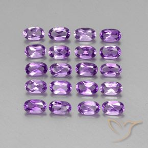 4.31克拉天然紫水晶，椭圆形，VVS-VS