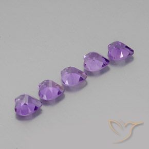 3.52克拉天然紫水晶，心形，VVS-VS
