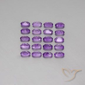 4.38克拉天然紫水晶，椭圆形切割，VVS-VS
