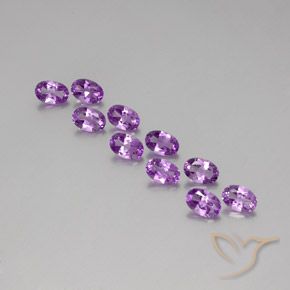 4.00克拉天然紫水晶，椭圆形，VS