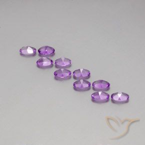3.77克拉天然紫水晶，椭圆形，VS