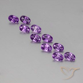 4.01克拉天然紫水晶，椭圆形，VVS-VS