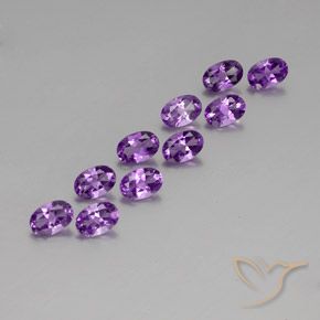 4.01克拉天然紫水晶，椭圆形，VVS-VS