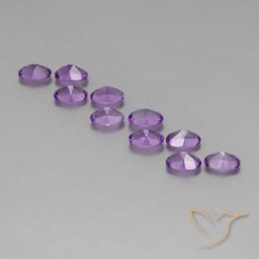 4.05克拉天然紫水晶，椭圆形，VVS-VS