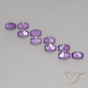 3.99克拉天然紫水晶，椭圆形，VVS-VS
