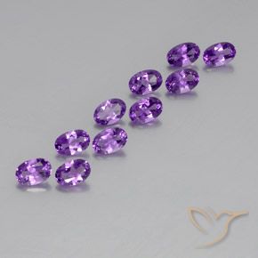 4.01克拉天然紫水晶，椭圆形，VVS-VS