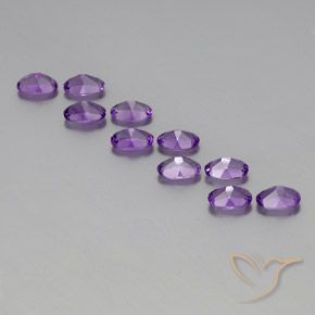4.01克拉天然紫水晶，椭圆形，VVS-VS