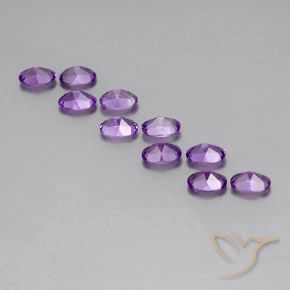 4.01克拉天然紫水晶，椭圆形，VVS-VS