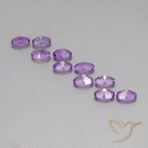 4.03克拉天然紫水晶，椭圆形，VVS-VS
