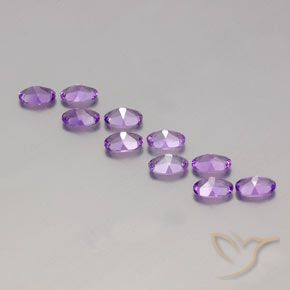 3.67克拉天然紫水晶，椭圆形，VVS-VS
