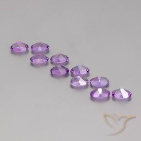 4.05克拉天然紫水晶，椭圆形，VVS-VS