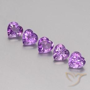 3.60克拉天然紫水晶，心形，VS
