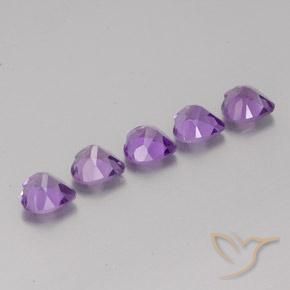3.60克拉天然紫水晶，心形，VS