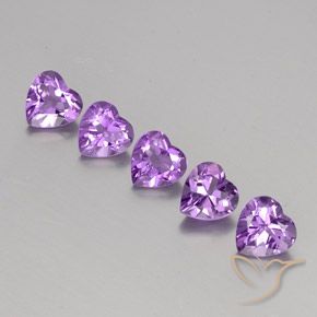 3.63克拉天然紫水晶，心形，VS