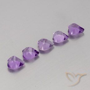 3.63克拉天然紫水晶，心形，VS