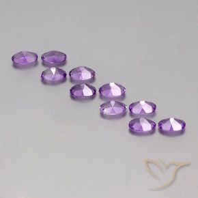 3.91克拉天然紫水晶，椭圆形，VVS-VS