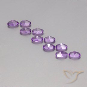 4.12克拉天然紫水晶,椭圆形,VVS-VS