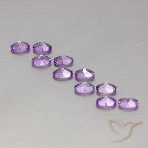 3.99克拉天然紫水晶，椭圆形，VVS-VS