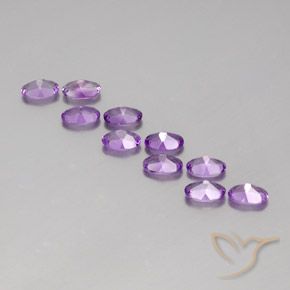3.75克拉天然紫水晶，椭圆形，VVS-VS