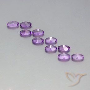 3.81克拉天然紫水晶，椭圆形，VVS-VS