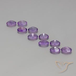 4.05克拉天然紫水晶，椭圆形，VVS-VS