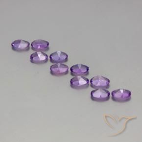 3.75克拉天然紫水晶，椭圆形，VVS-VS