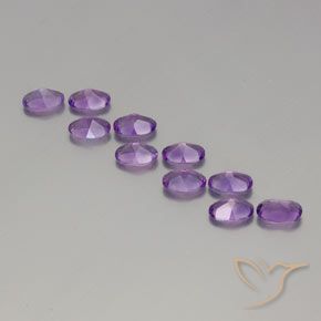 4.05克拉天然紫水晶，椭圆形，VVS-VS