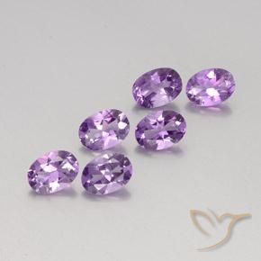 4.29克拉天然紫水晶，椭圆形，VVS-VS