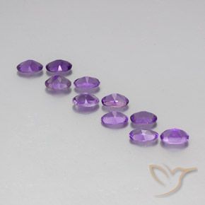 3.70克拉天然紫水晶，椭圆形，VVS-VS