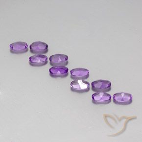 3.62克拉天然紫水晶，椭圆形，VVS-VS