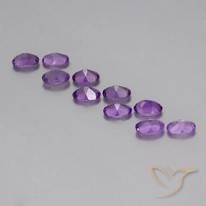 4.00克拉天然紫水晶，椭圆形，VVS-VS