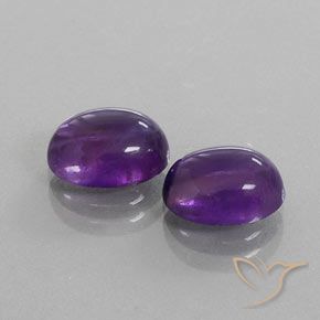 5.47克拉天然紫水晶，椭圆形，透明
