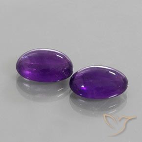 12.26克拉天然紫水晶，椭圆形，透明