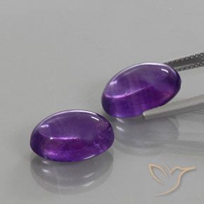 13.57克拉天然紫水晶，椭圆形，透明