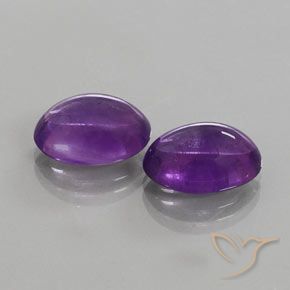12.26克拉天然紫水晶，椭圆形，透明