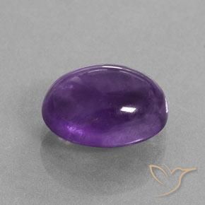 5.10克拉天然紫水晶，椭圆形，透明/半透明